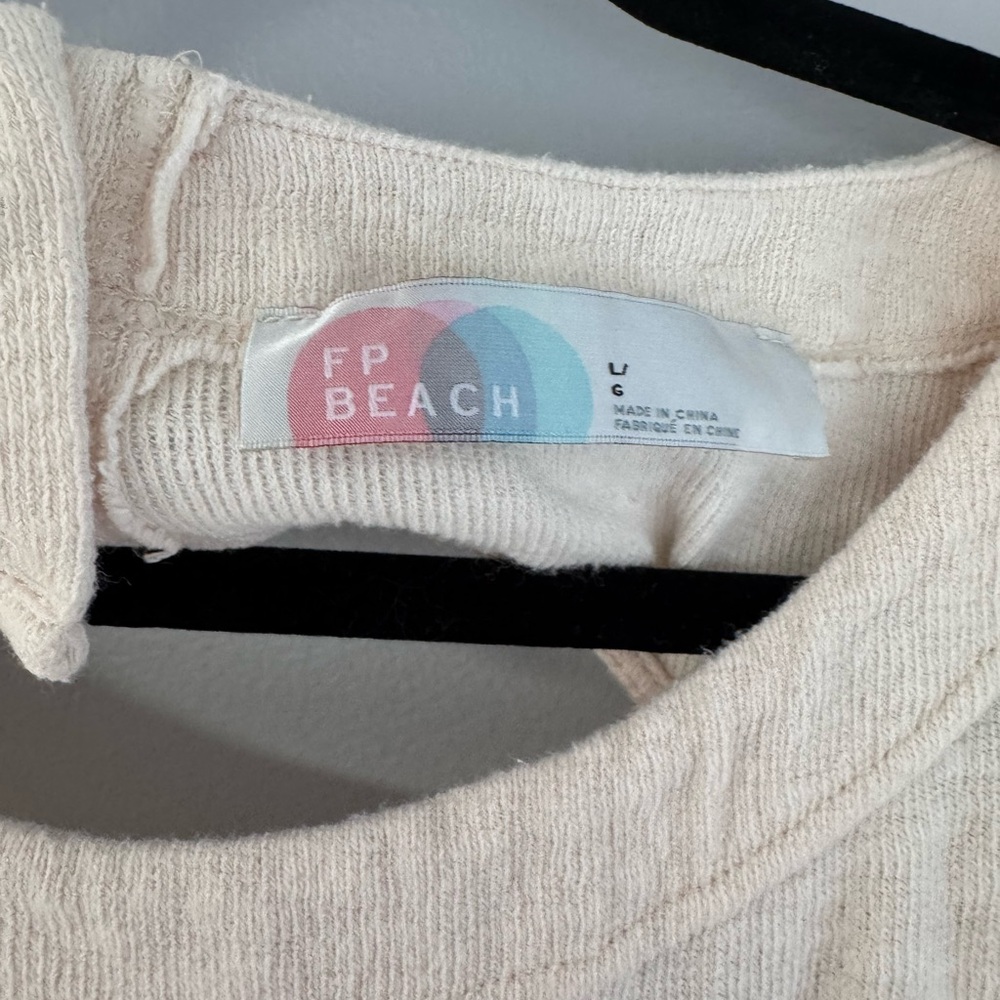 Free People Beach L jumpsuit open back - Picture 8 of 9